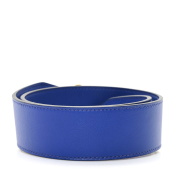 HERMES Swift 38mm Etiquette Shoulder Strap Bleu Saphir