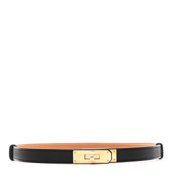 HERMES Epsom Kelly Belt Black