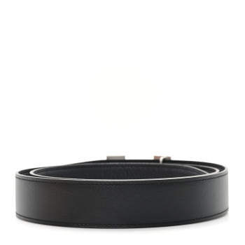 HERMES Chamonix Togo 32mm H Belt  95 38 Black