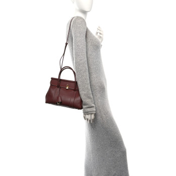 LORO PIANA Calfskin L25 Loom Bag Smoked Caramel