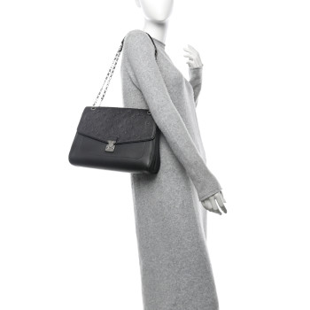 LOUIS VUITTON Empreinte Studded Saint Germain MM Platine