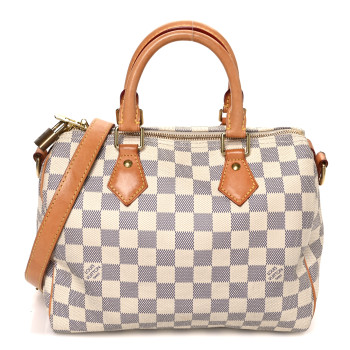 LOUIS VUITTON Damier Azur Speedy Bandouliere 25