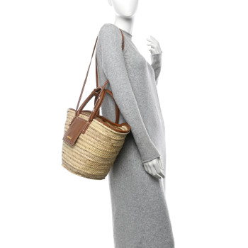 JACQUEMUS Raffia Panier Soli Light Brown