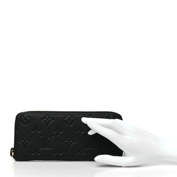 LOUIS VUITTON Empreinte Clemence Wallet Black