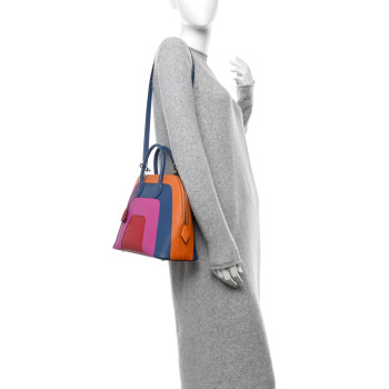HERMES Epsom 1923 Sunset Bolide 30 Abricot Agate Magnolia Casaque