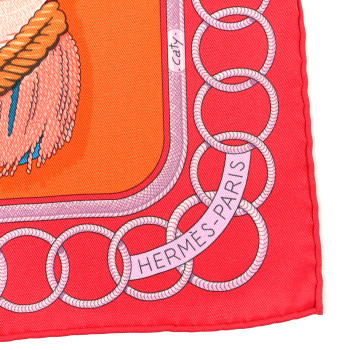 HERMES Silk Epaulettes Scarf 70