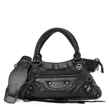 BALENCIAGA Agneau Classic Hardware First Black