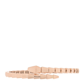 BULGARI 18K Rose Gold Serpenti Viper Bracelet