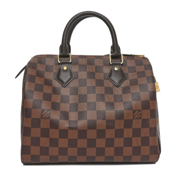 LOUIS VUITTON Damier Ebene Speedy 25