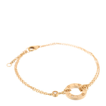 CARTIER 18K Yellow Gold Diamond Love Bracelet