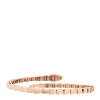 BULGARI 18K Rose Gold Serpenti Viper Bracelet