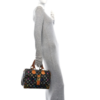 LOUIS VUITTON Monogram Multicolor Speedy 30 Black