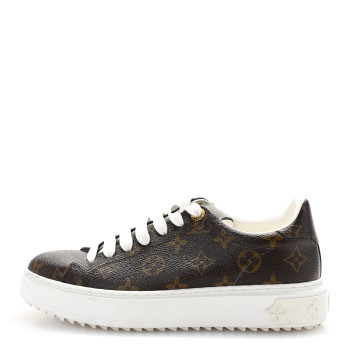 LOUIS VUITTON Monogram Time Out Sneakers 38