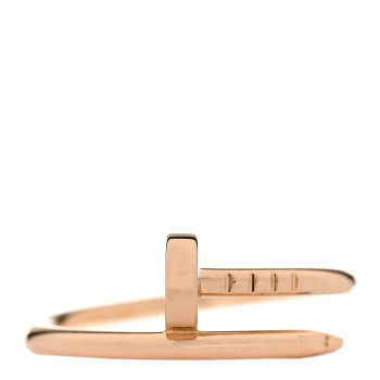 CARTIER 18K Pink Gold Small Juste Un Clou Ring 54 6.75