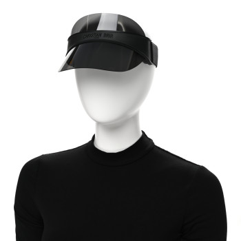 CHRISTIAN DIOR Mirrored DiorClubV1U Sun Visor Black
