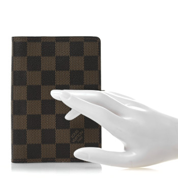 LOUIS VUITTON Damier Ebene Small Ring Agenda Cover