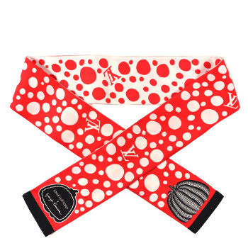 LOUIS VUITTON LV x YK Infinity Dots Bandeau Red White