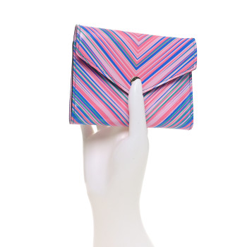 LOUIS VUITTON Epi Tropical Victorine Wallet Blue Rose