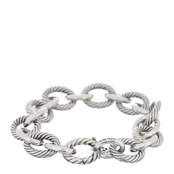 DAVID YURMAN Sterling Silver 12mm Large Oval Link Bracelet