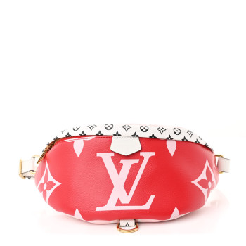 LOUIS VUITTON Monogram Giant Bumbag Rouge