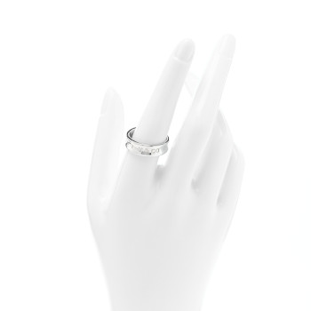 TIFFANY Sterling Silver 1837 Band Ring 58 8.5