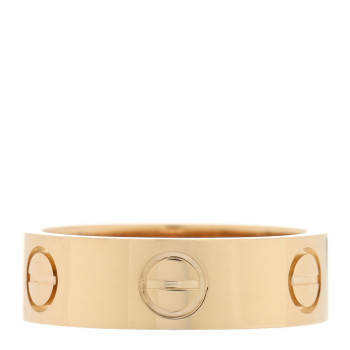 CARTIER 18K Yellow Gold 5.5mm LOVE Ring 51 5.75