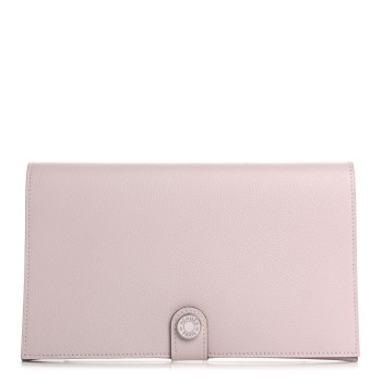 HERMES Evercolor RMS Toutenmain Wallet Mauve Pale