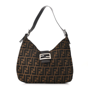 FENDI Zucca Shoulder Bag Tobacco