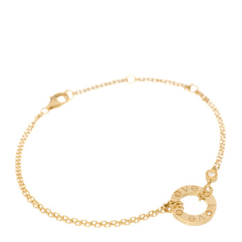CARTIER 18K Yellow Gold Diamond Love Bracelet