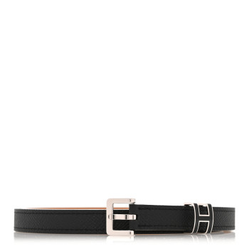 HERMES Epsom 15mm Pop H Belt 80 Black