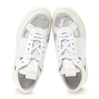 VALENTINO GARAVANI Calfskin Womens VL7N Sneakers 38 White Ice