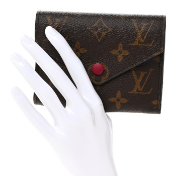 LOUIS VUITTON Monogram Victorine Wallet Fuchsia