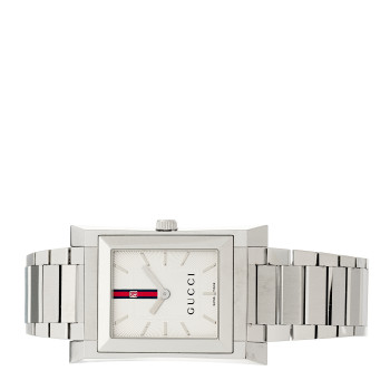 GUCCI Stainless Steel 29mm 111M Quartz Watch Silver