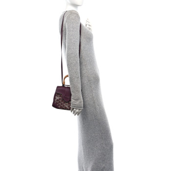 GOYARD Goyardine Mini Saigon Burgundy