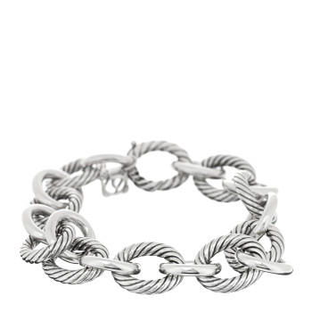 DAVID YURMAN Sterling Silver 12mm Large Oval Link Bracelet