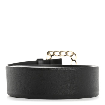 CHANEL Calfskin Crystal CC Chain Belt 85 34 Black CHANEL Calfskin Crystal CC Chain Belt 85 34 Black