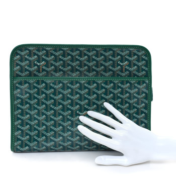 GOYARD Goyardine Jouvence Toiletry Pouch Green