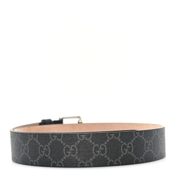GUCCI GG Supreme Monogram Kingsnake 35mm Belt 80 32 Black Multicolor