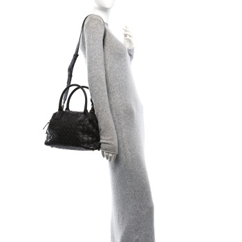 BOTTEGA VENETA Nappa Intrecciato Bauletto Fondant