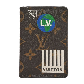 LOUIS VUITTON Monogram Stickers Pocket Organizer NM