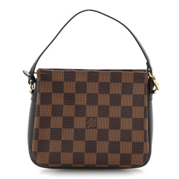 LOUIS VUITTON Damier Ebene Trousse Make Up Bag Pochette