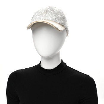 LOUIS VUITTON Monogram Jacquard Cap M Beige