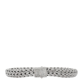 JOHN HARDY Sterling Silver Diamond 7.5mm Classic Chain Bracelet