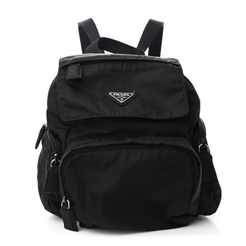 PRADA Nylon Vela Mini Backpack Black