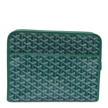 GOYARD Goyardine Jouvence Toiletry Pouch Green