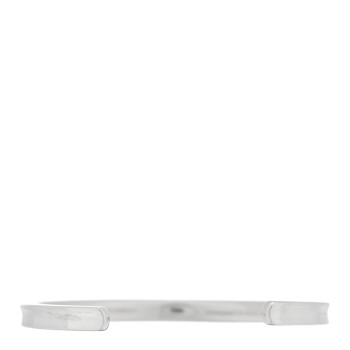 TIFFANY Sterling Silver Narrow 1837 Bangle Bracelet