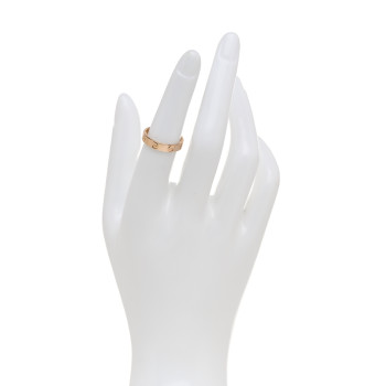CARTIER 18K Pink Gold 3.5mm LOVE Wedding Band Ring 51 5.75