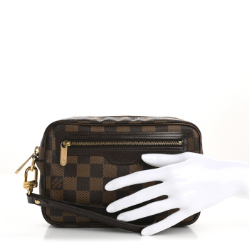 LOUIS VUITTON Damier Ebene Pochette Billets Macao