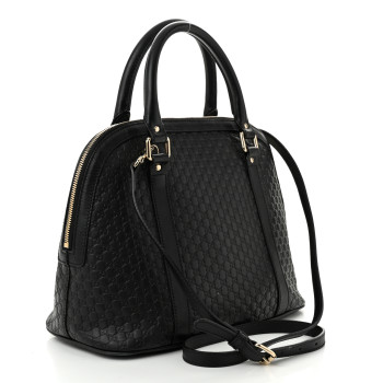GUCCI Microguccissima Medium Dome Bag Black