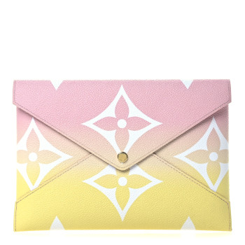 LOUIS VUITTON Monogram Giant By The Pool Large Kirigami Pochette Pink
